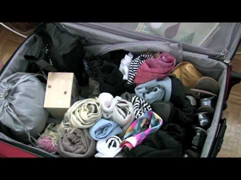 faire sa valise bien rangée